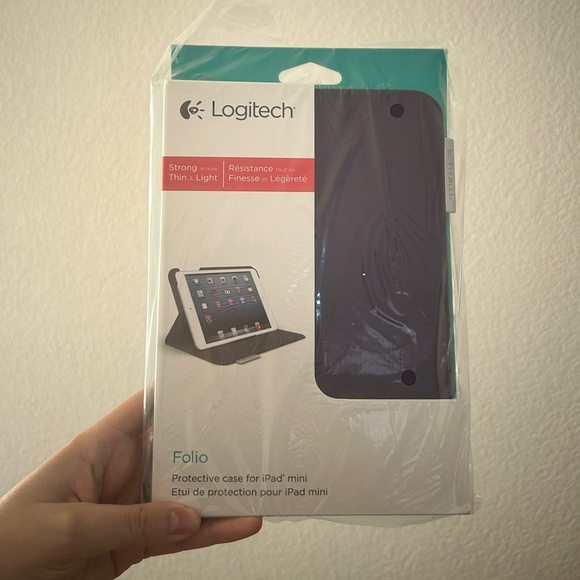 Logitech Folio Protective Case for iPad Mini (Purple) - Fits iPad Mini 1/2/3-NWT - Picture 5 of 7